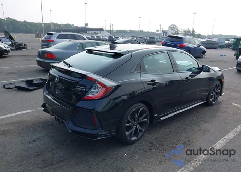 2019 Honda Civic Sport Touring из США, поврежденный, VIN SHHFK7H98KU407812